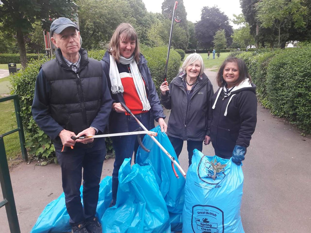 Our Wombles were out at the Tick Tock Play Area in #Coventry today picking up litter and trying to make the area a cleaner place for everyone.