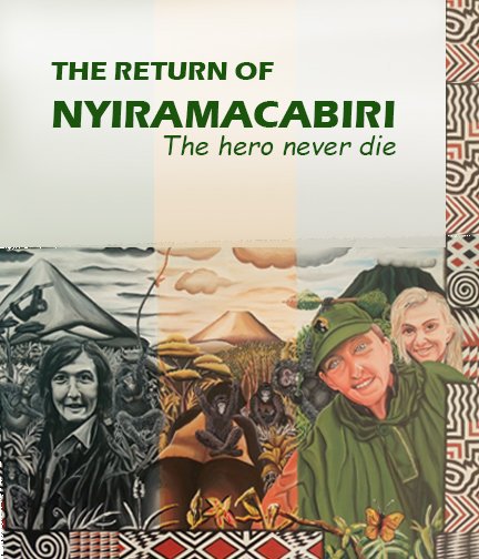 AmbayouthRwa's tweet photo. It's so sad, Poppy die while I was going to release my project of #TheReturnOfNyiramacibiri how ever she was one of the actor in this project.... This painting and its books will remind me her relation with @SavingGorillas @TheEllenFund @4Apes @ve_vecellio @egoldenberg294 https://t.co/UaGuMAcu1i