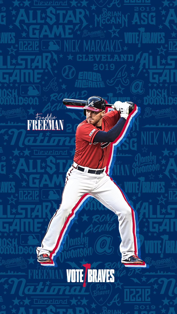 Atlanta Braves It S An All Star Edition Of Wallpaperwednesday Votebraves T Co Bkhnagpb2b