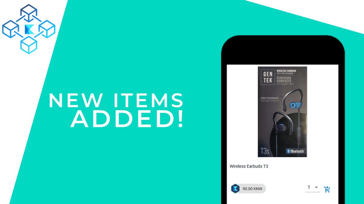 New items added to Knowledge Marketplace!

Amazon Wand, iPhone Lightning Cables, Fidget Spinners, Bluetooth Headphones and more!

Knowledge Account: account.knowledge.io/sign-up/get-st…

#crypto #blockchain #KNWToken