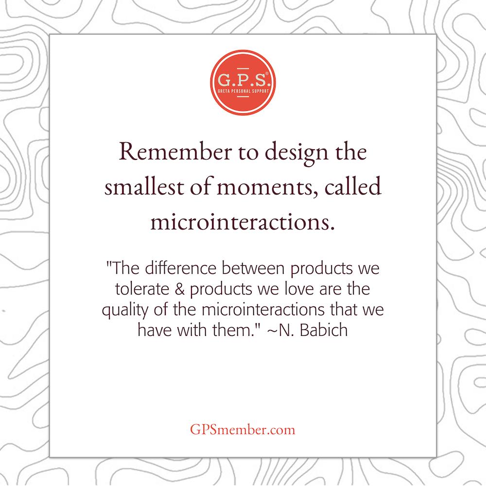 gpsmembers's tweet photo. 🕸 Microinteractions are the difference between tolerating a product and loving a product. 🌸

#feelingwise #powerplay #designdiva #microinteractions #iknowsomeshit #helpthemfallinlove https://t.co/FH906YxET0