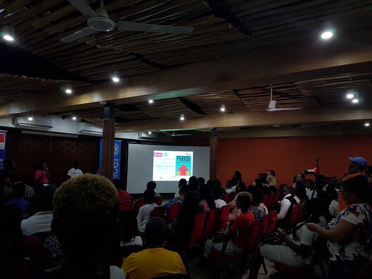 FiachraMcAsey's tweet image. You're amazing. PERIOD. 

A Full House today at Alliance Francaise in #accra in celebration of #MHDay2019. Everyone here agrees #ItsTimeForAction on #MenstrualHygiene education, and safe, functional &amp;amp; affordable sanitation (esp in schools)