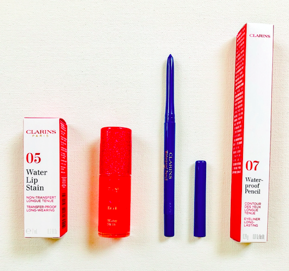 davelackie's tweet photo. Excited to be giving away Clarins totally fun summer Water Lip Stain in "Sparkling Rose Water" and Waterproof Pencil in "Blue Lily". To enter, RT &amp; follow @davelackie https://t.co/ZQZM6gs1zY