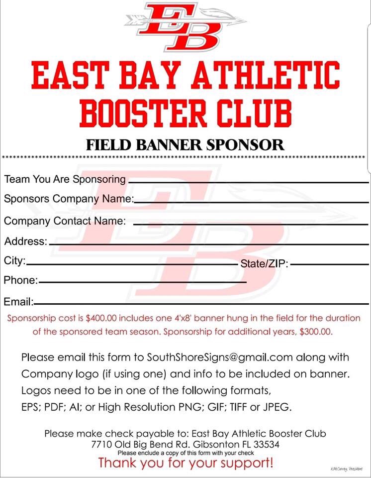 East Bay High School Athletic Booster On Twitter A Great Way To