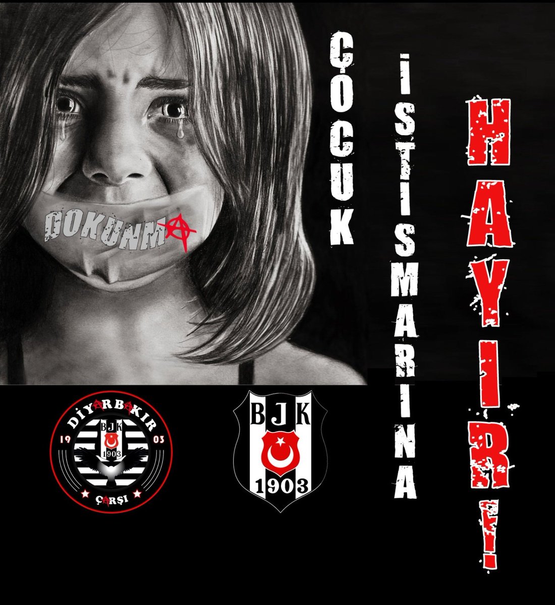 #ÇocukİstismarınaSessizKalma #ÇocukİstismarınaSesVer #çocuksusmazsendesusma #çArşı #beşiktaş #ÇocuklaraDokunma
