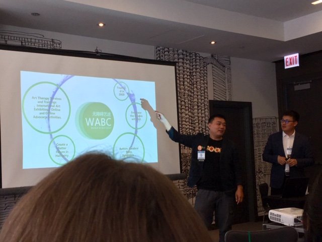 JosephADessi's tweet photo. #IPNY's Strategic Planning Director AndySemons1 at Engage for Good Conference 2019 in Chicago: This digital art therapy fundraiser for #autism in #China raised an astounding 2.2 million in 5 hours! #EFG2019 #change #SocialGood #dogood #charity #fundraisi… https://t.co/Os7YD6E3pP