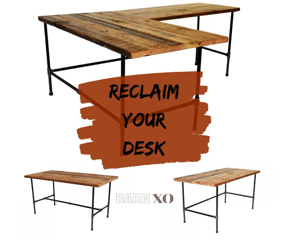 barnxochicago's tweet photo. Your desk is not meant to be a flat surface where papers get piled and mail gets stacked. Your #desk is a workspace. Your desk is a place to plan, create, and execute. Reclaim your desk from being a makeshift storage facility with one of our #reclaimedwood and metal desks tod ... https://t.co/kd1kSuiEhA