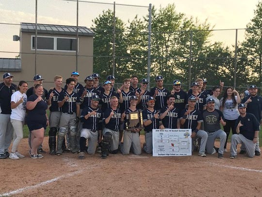 KyleNeddenriep's tweet photo. Decatur Central won a sectional title with a memorable pitching performance to beat the coach who built the program. Story: https://t.co/xaGTZL49JO https://t.co/2hSBoW40V1