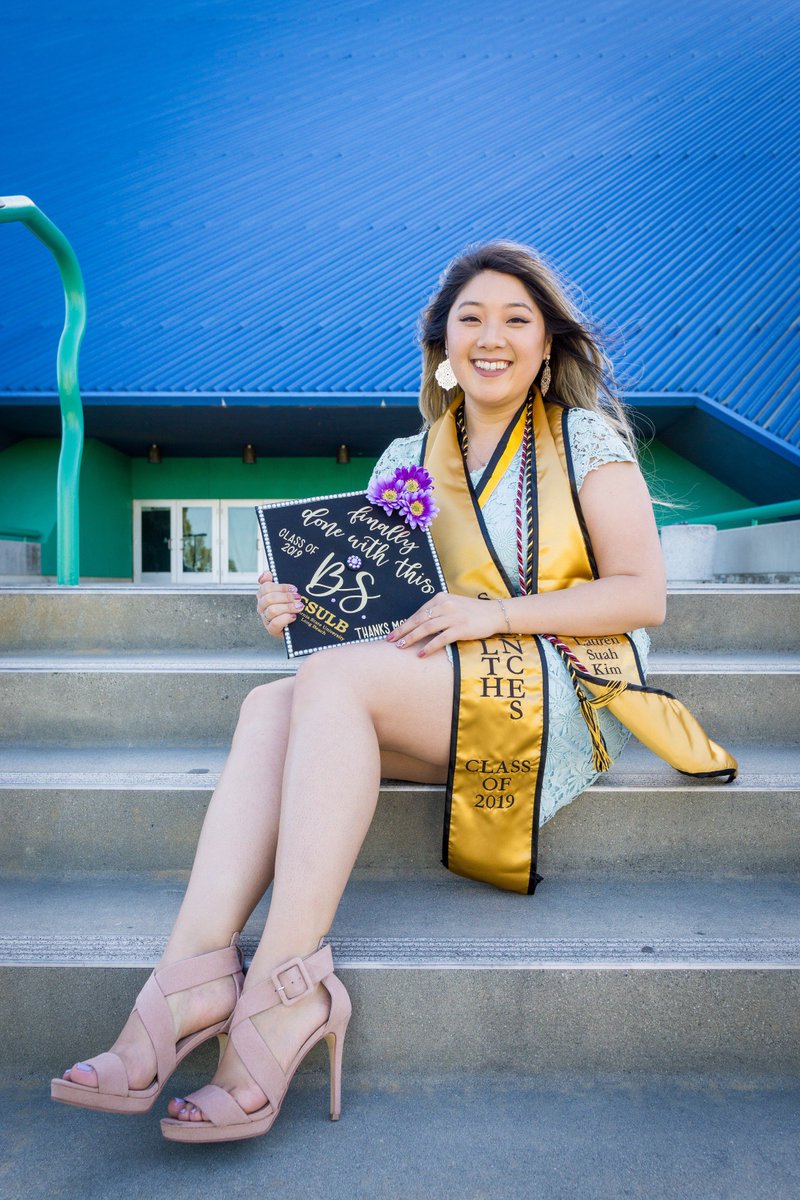 csulbchhs's tweet photo. Today’s recent grad spotlight is Lauren Kim, a health science major with an option in community health education & a minor in child development & family studies. She was accepted to an internship at the CA Department of Public Health and is applying for nursing schools #GoBeach19 https://t.co/OvEpSKRnMb