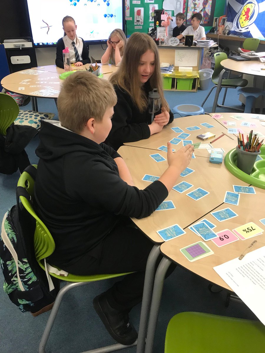 Fractions, decimals and percentages. Learning in maths can be so much fun. #P7FerrydenPS. #EvanFPS #DixieFPS
