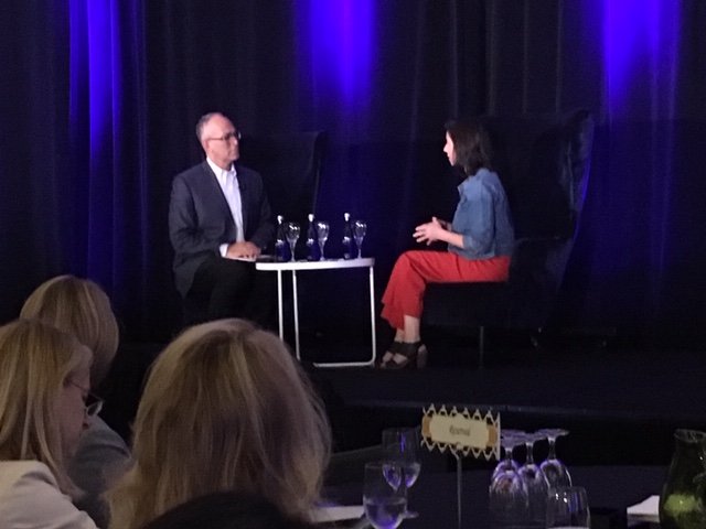 JosephADessi's tweet photo. TOMS Shoes chief giving officer, Amy Smith HeyAES, talks to ENGAGE FOR GOOD’s David Hessekiel DaveCause about going from a Giving model to an Advocacy model around key issues such as gun violence and women’s health. #EFG2019 #activism #dogood #charity #f… https://t.co/kKP9CsY1cD