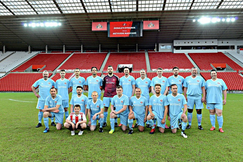 _StreamOnDemand's tweet photo. Last night, some of our Development Team were lucky enough to play at the Stadium of Light as part of an SAFC in Business event. 

Top work from Calum &amp; Robbie! 

#SAFCinBusiness #Football #CPD #Event #Stadium #Team #LearningThatConnects #DoGreatThings https://t.co/EgBW8bey5C