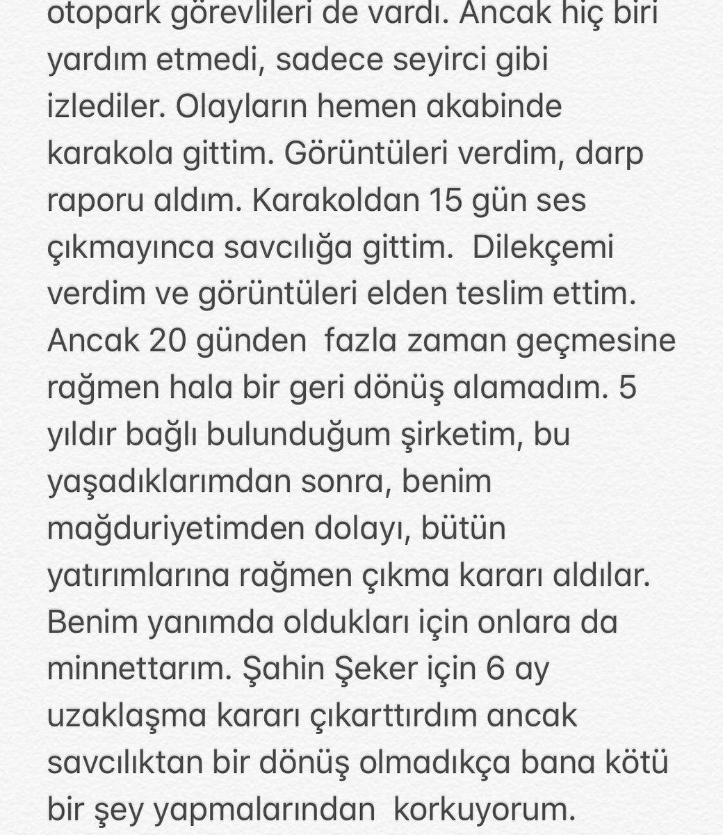 Merhaba, başımdan geçen kötü bir olayda muhatap bulamadım,sesimi duyurmak için buradan yazıyorum! Sadece adalet istiyorum! #kadınaşiddet #kadınaşiddetehayır #adaletistiyorum