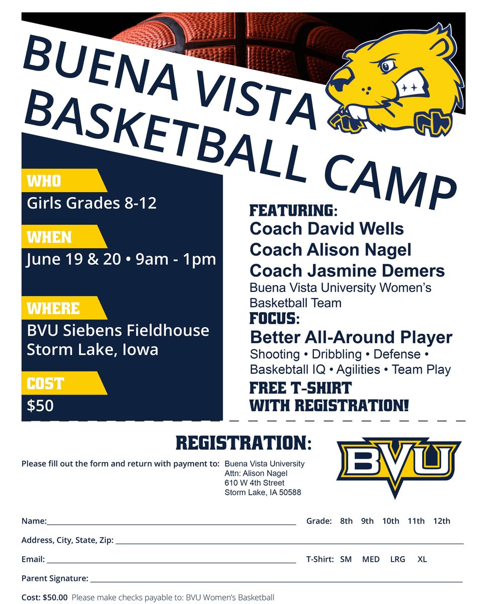 Summer is here, which means our youth and high school girls basketball camps are quickly approaching!

Don’t miss out, sign up now!