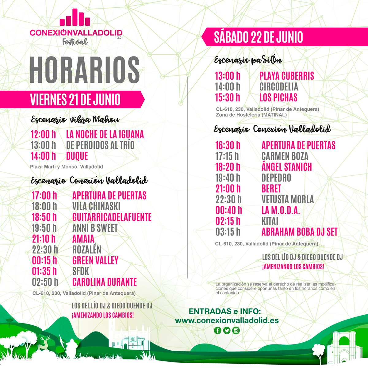 Rozalén | Viernes 21 de Junio 22:30h
#ConexionVaFest19 #Valladolid
🎟️Entradas en <a href="/wegowES/">wegowes</a> 👉 bit.ly/2Wc159j

<a href="/RozalenMusic/">Rozalén</a> #CuandoelRíoSuena #Festivales2019 #concierto