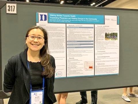 Making Strides Towards Health: a vision for academic, clinical & community partnership to increase #physicalactivity

Thanks Alexa Namba, chief resident for presenting at #ACSM19 on the @Duke_FamMed @walkwithadoc + @dukebass_gandhi work to date

@EIMnews #sitlessmovemore