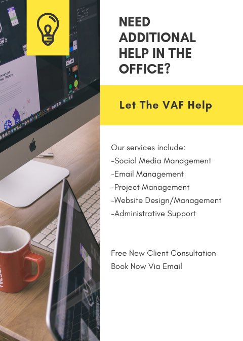 VirtualAFactory's tweet photo. Virtual Assistant Remote Based https://t.co/Sss9eym5Ph