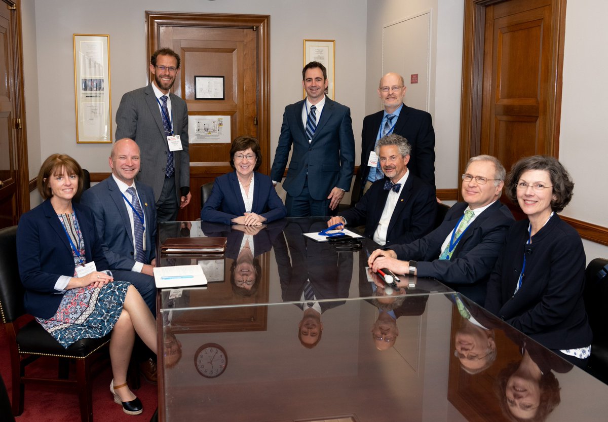 CathrynStratton's tweet photo. Maine ACEP with Senator Susan Collins (@SenatorCollins). Thank you for your time, interest and work on behalf of Maine patients to eliminate surprise billing and improve access to mental health services and addiction treatment in our great state! https://t.co/a21CyxXRri