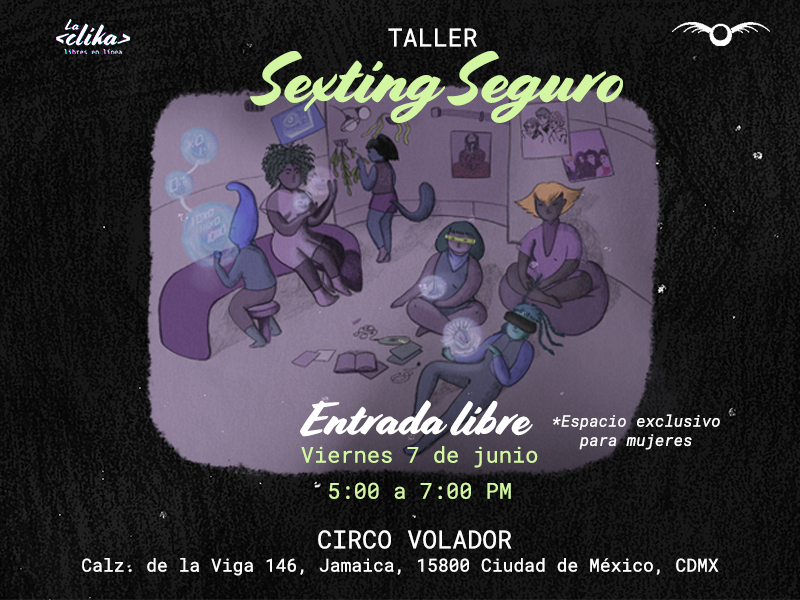 LClika's tweet photo. Mandarnos mensajitos, imágenes o vídeos hots 🔥 no debe ser castigado. El #Sexting es una expresión más de nuestra sexualidad 🖤. 

El próximo viernes 7 de junio compartiremos tips y recomendaciones para sextear de forma segura. Nos vemos a las 5pm en el @circovolador https://t.co/xJNMiji9Ed