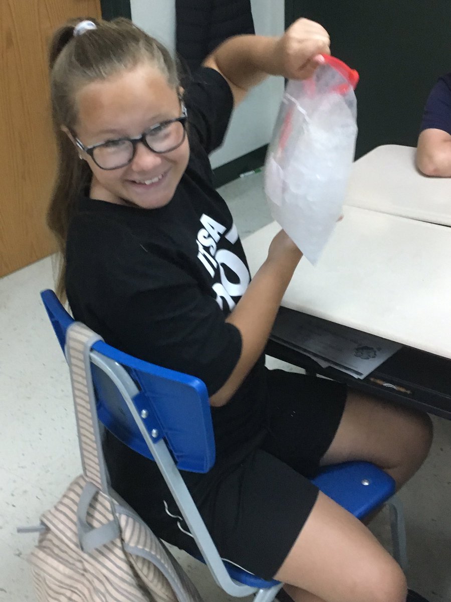 JosieSwaringim's tweet photo. I scream, you scream, we all scream for...summer! #icecreaminabag #icecreamscience #kingstonk14pride #keeplearning https://t.co/y85zANmTci