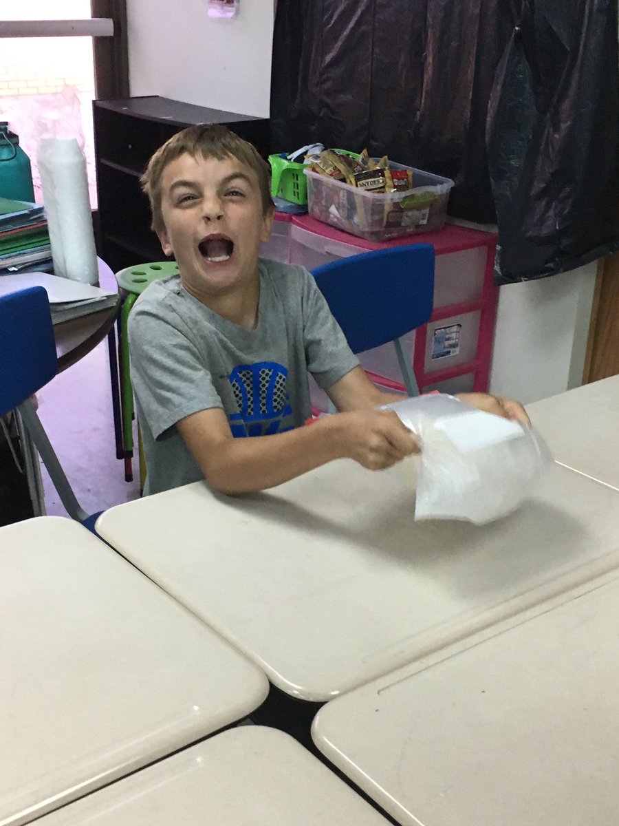 JosieSwaringim's tweet photo. I scream, you scream, we all scream for...summer! #icecreaminabag #icecreamscience #kingstonk14pride #keeplearning https://t.co/y85zANmTci