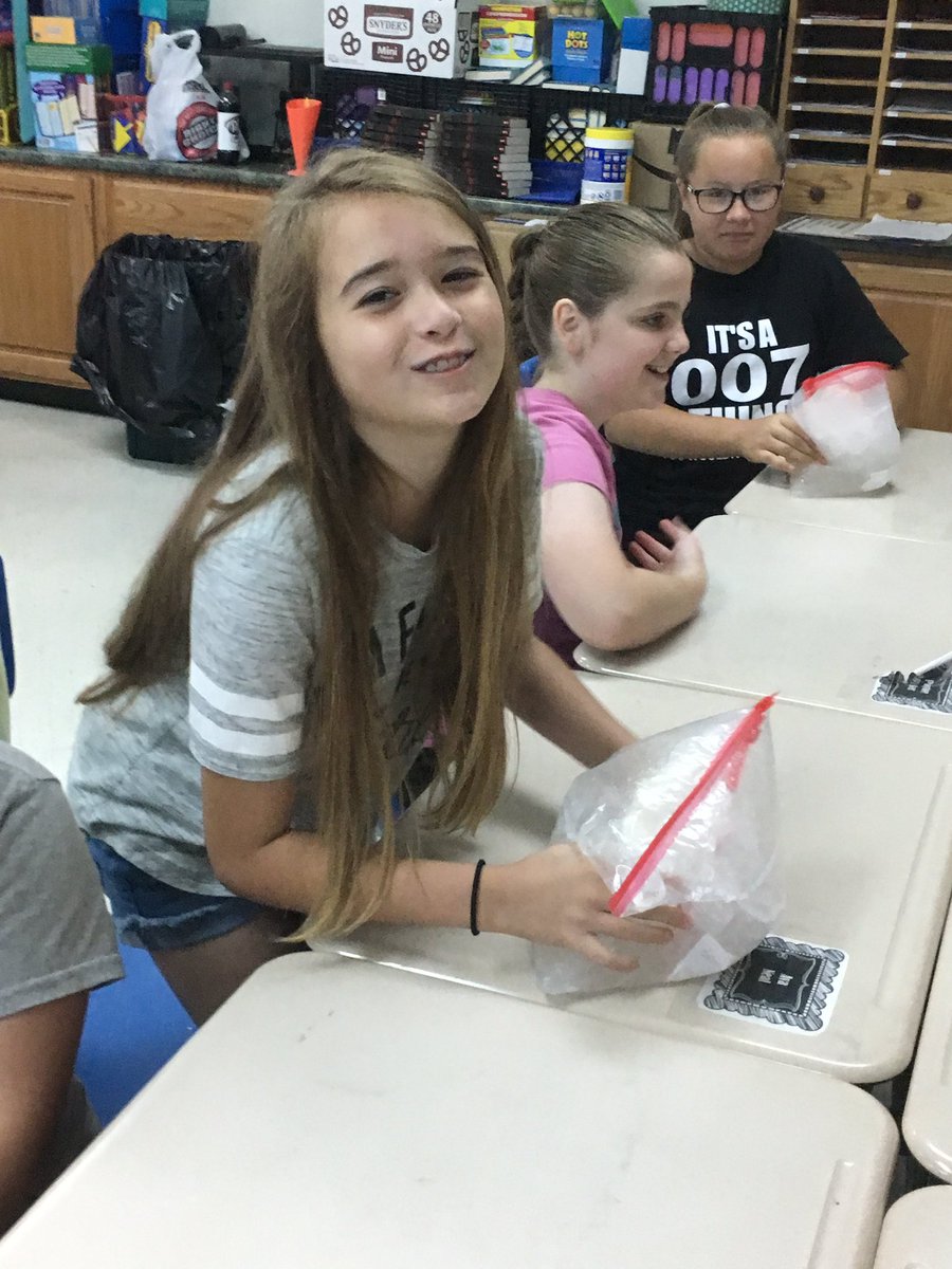 JosieSwaringim's tweet photo. I scream, you scream, we all scream for...summer! #icecreaminabag #icecreamscience #kingstonk14pride #keeplearning https://t.co/y85zANmTci