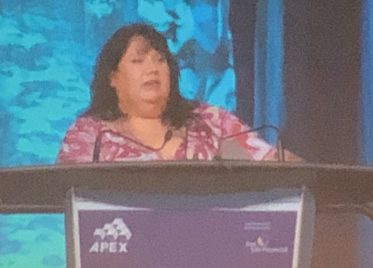 CareerJoy's tweet photo. โYou can only serve Canadians as well as you appreciate who you are & what you have to offer. You. Are. Enough.โ This is the ultimate thought on #diversity #TheCandyShow #APEXSympo2019 #leadership https://t.co/aHEqXPXQzs