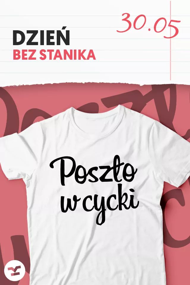 Drogie Panie! Pamiętajcie, kompletując na jutro garderobę ;) #ważne #DzieńBezStanika  Koszulkowo.com