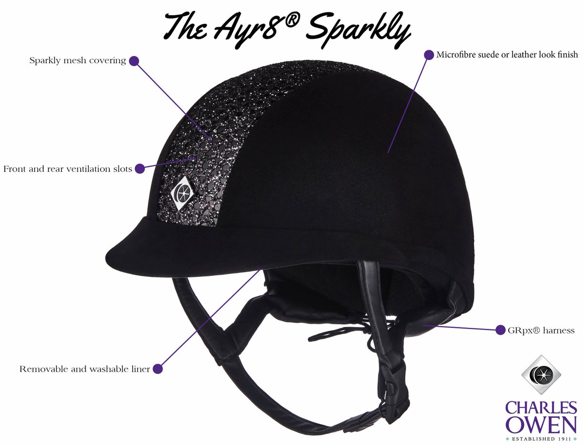 If you want to add some shine to the Ayr8® helmet you know and love, check out the new Ayr8® Sparkly! #safety365