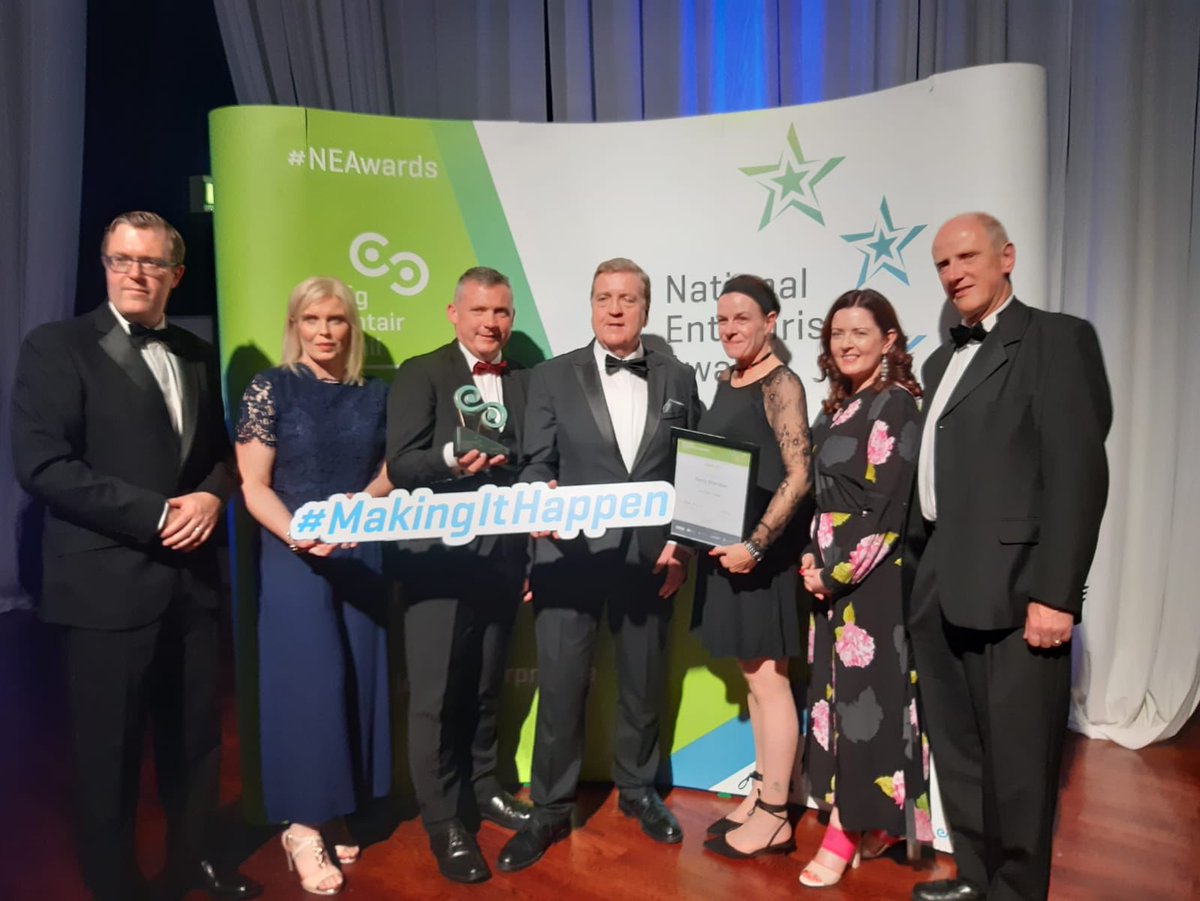 icecreamtreats4's tweet photo. We are thrilled to have won the Innovation Award at the National Enterprise Awards tonight .
It’s a great honor for our business and the work our staff put in. We would like to thank the @LEOcavan and @Musgraveplc for their support over the last 6 years https://t.co/4udKD6HZt3