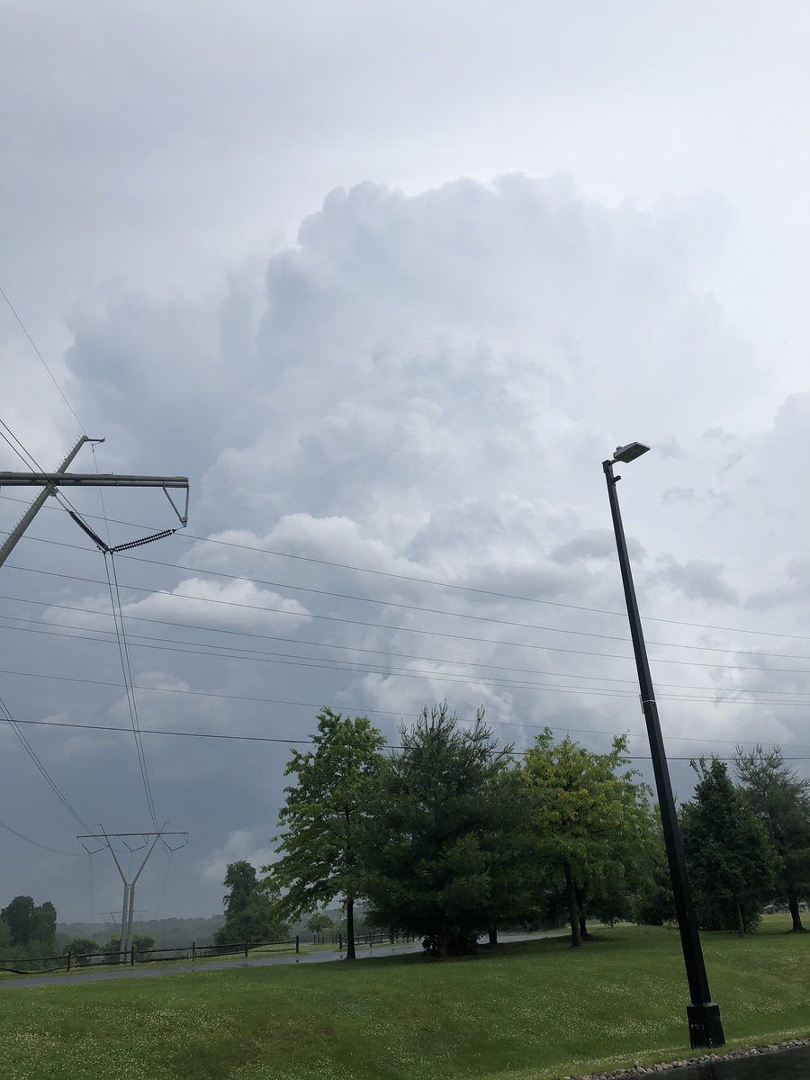 Bucks county cell minutes after passing through New Hope #PAWX