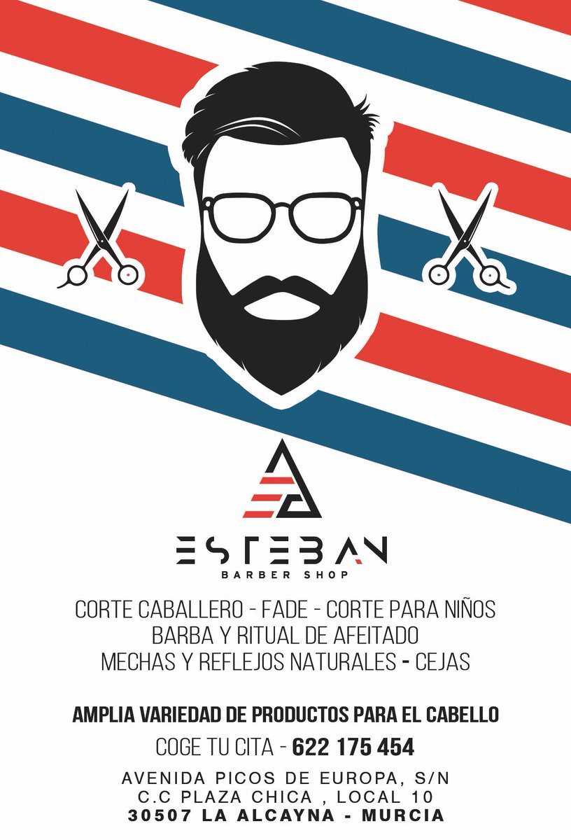Esteban (@estebanhair) on Twitter photo 💇🏻♂️ <a href="/estebanbarbersh/">💈Esteban Barber Shop 💈</a> 💈PLAZA CHICA LA ALCAYNA - MOLINA DE SEGURA ☎️622175454 ☎️
•REDES INSTAGRAM.com/estebanbarbers… facebook.com/Esteban-Barber… UBICACIÓN -> goo.gl/maps/LT3BdQfWc… #murcia #molinadesegura #laalcayna #barber #barberia 💇🏻♂️ <a href="/estebanbarbersh/">💈Esteban Barber Shop 💈</a> 💈PLAZA CHICA LA ALCAYNA - MOLINA DE SEGURA ☎️622175454 ☎️
•REDES INSTAGRAM.com/estebanbarbers… facebook.com/Esteban-Barber… UBICACIÓN -> goo.gl/maps/LT3BdQfWc… #murcia #molinadesegura #laalcayna #barber #barberia