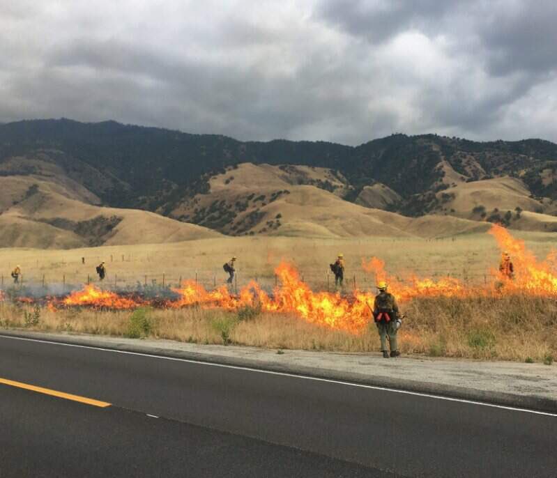 TrishasWCFireWx's tweet image. Smoke Alert: @kerncountyfire crews will continue the #WhiteWolf planned burn along SR-223 this afternoon starting at 2pm. Please watch for firefighters if traveling on SR-223 between “The Cross” and SR-58. #kerncountyfiredepartment #PrescribedFire