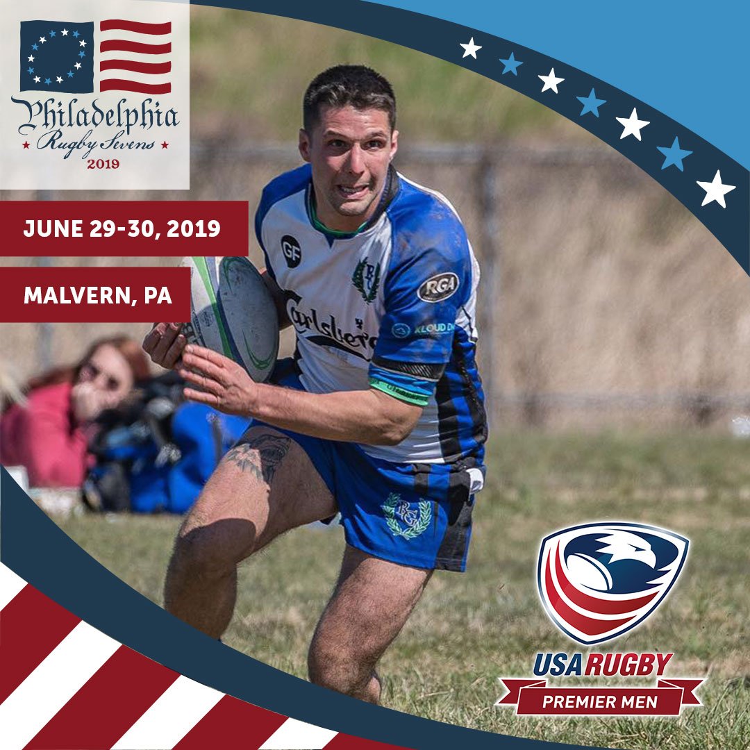 Winner of Men's Premier at the 2019 Philly 7s on June 29/30 automatically qualifies for Nationals! 
Register today » bit.ly/2X8CRxL