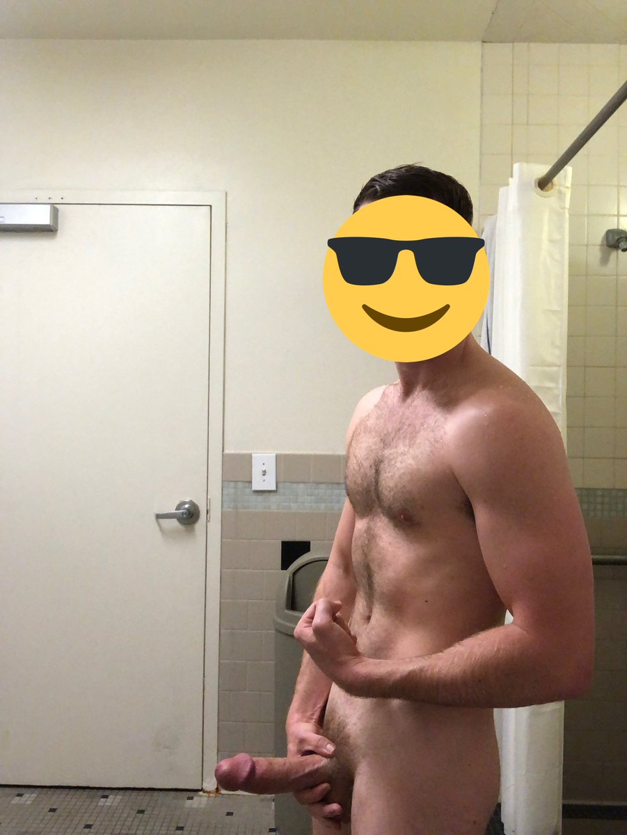 Post workout wood. #bigdick