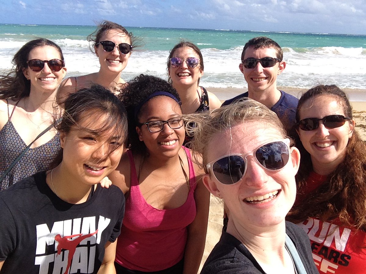 aslo_org's tweet photo. It’s not all hard work for the 2019 #LOREX students! A group takes a break from training sessions at #ASLO19 to visit the beaches in San Juan. To learn more about applying for the next cohort of students visit https://t.co/zPuOwWjFKX @NSF-funded. https://t.co/zmPs3ydOYI