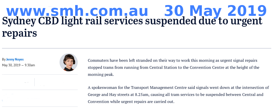 .@AndrewConstance Couldn't you have put a policeman there on point duty? Or perhaps stopped the cars rather than the trams? #nswpol fixnswtransport.com/iwlr