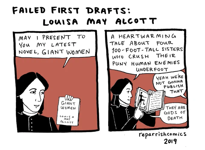 failed first drafts: louisa may alcott's 'little women' 