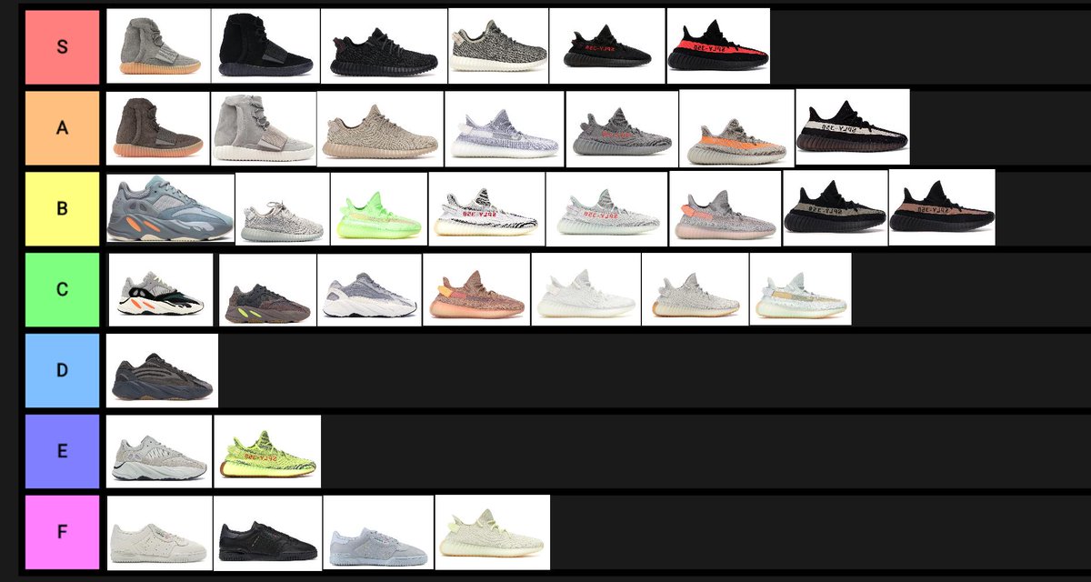 yeezy 700 list