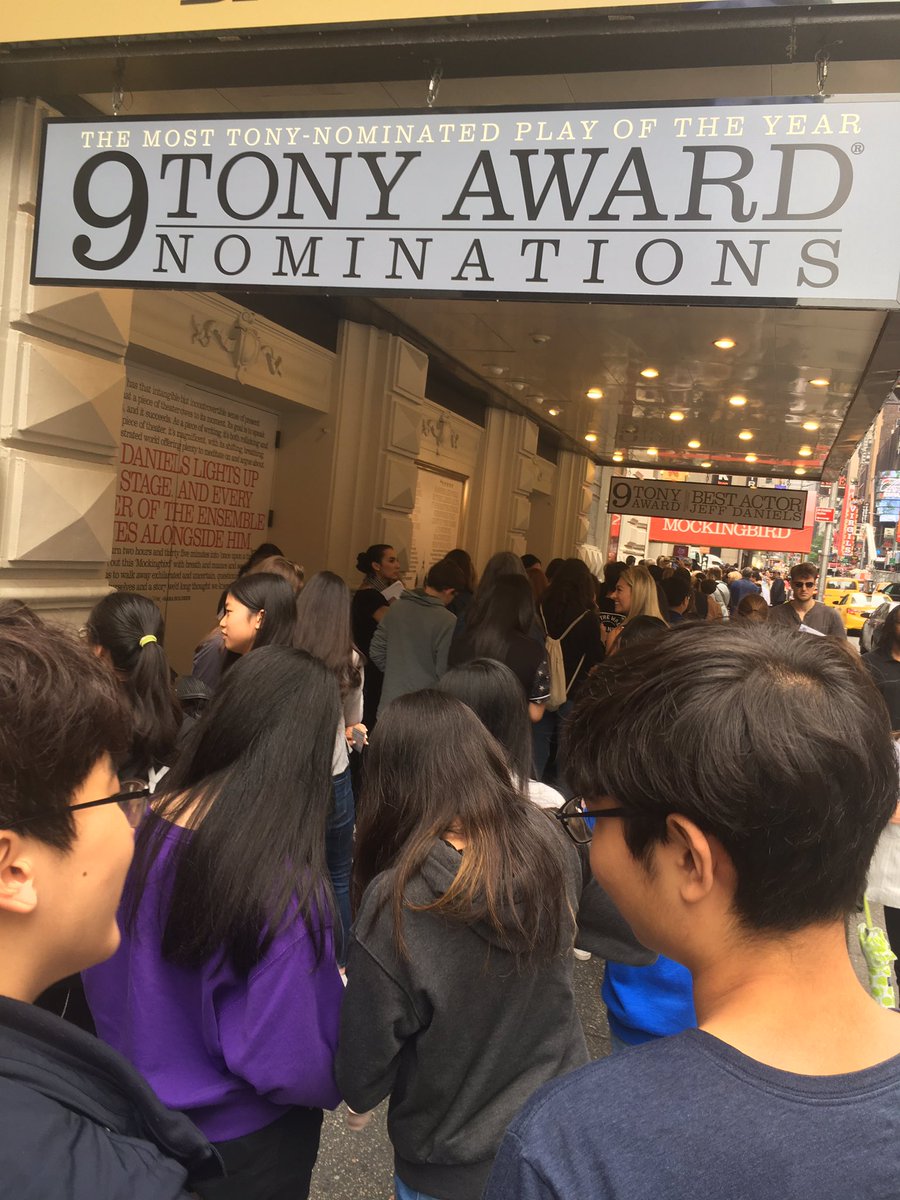 frede52's tweet photo. What a great day with our @MiddleTenafly 8th graders watching To Kill a Mockingbird on Broadway!! Fantastic performance! #TenaflyPS #TMS https://t.co/9AMIrxAdDY