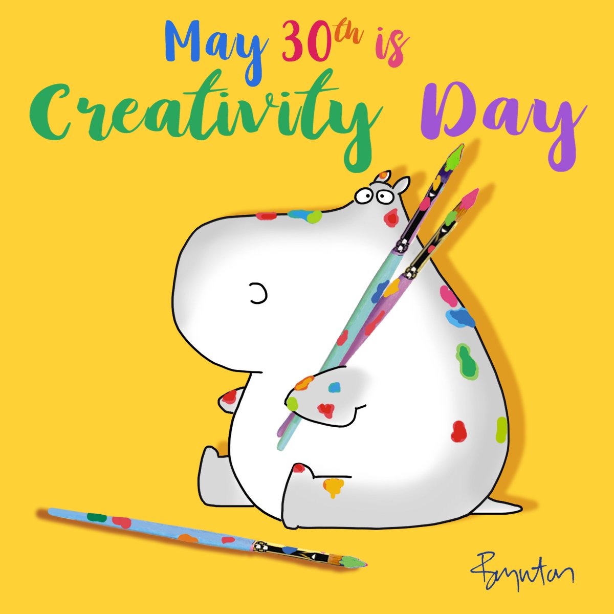 Draw something or paint something or build something or bake something or knit something or invent something or sing or dance or play or write or simply dream. #CreativityDay