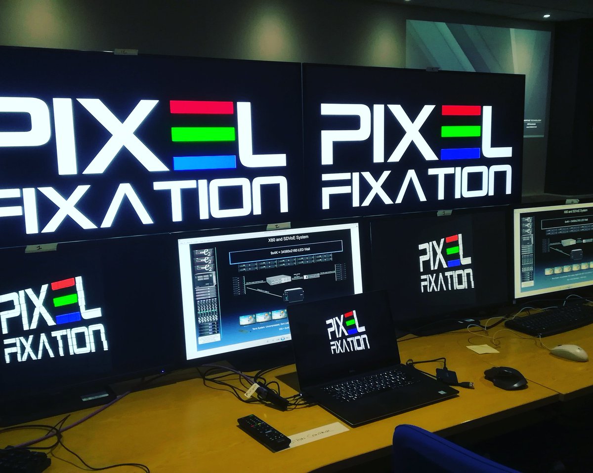 PFixation's tweet image. Spyder X80 programming day! 
#spyderx80 #christiedigitalsystems #pixelfixation #4k60Hz #7680x1080 #eventprofessional #eventprofs #leadingedge #leadingedgetechnologies