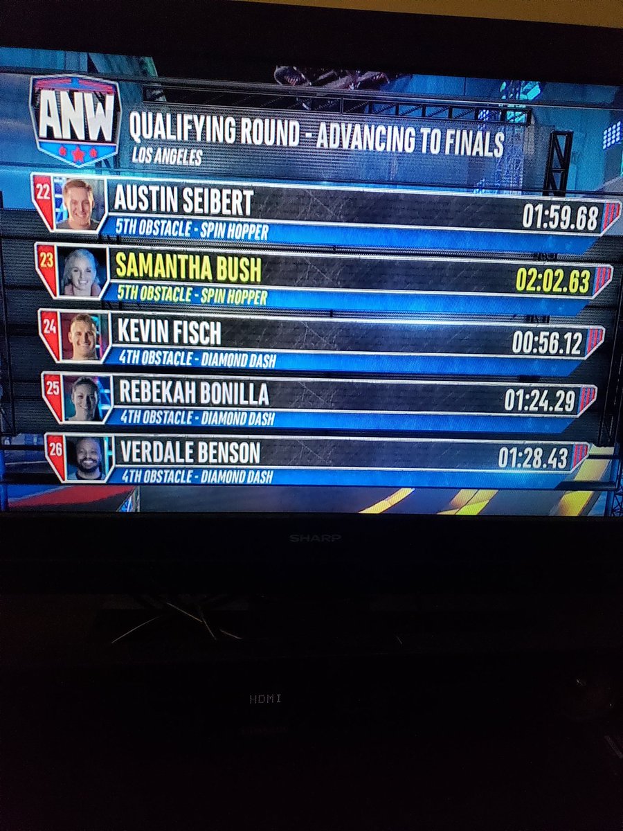 Yes!!! Congrats, Verdale for advancing to the finals!! #AmericanNinjaWarrior #ClemsonAlum #GoTigers