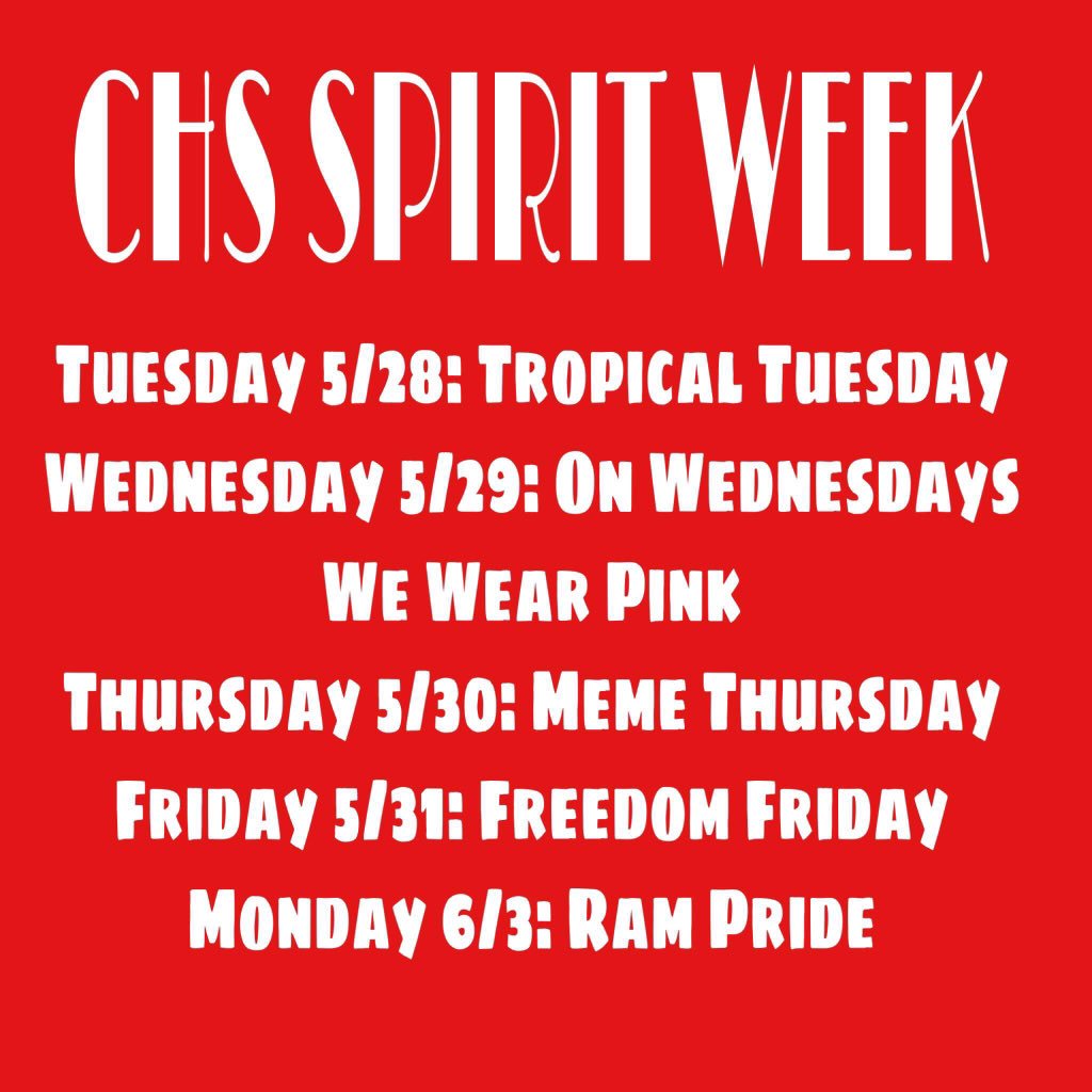 CHS2019's tweet photo. 🚨🚨🚨🚨GO OFF TOMORROW CHS FOR MEME DAY🚨🚨🚨🚨 https://t.co/rXAYkQeqDZ