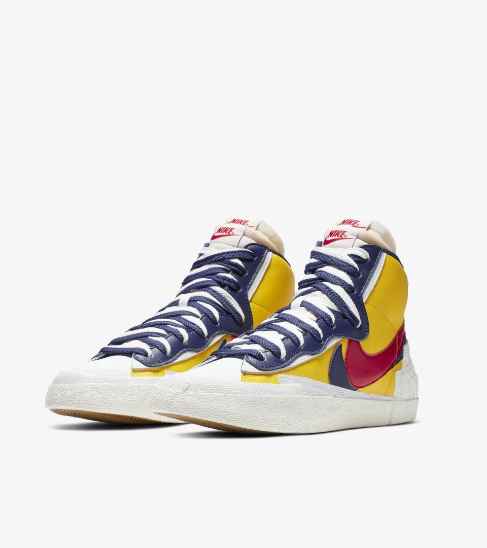 especificar Agotar Santo Retail or Resell on Twitter: "Item: Nike / Sacai Blazer Mid "Yellow &amp;  Blue" Price: $140 Resell:✓(High) Resell Price: $285-$400+ Releases on SNKRS  US @ 10AM EST Tomorrow. Notes: Yellow should do