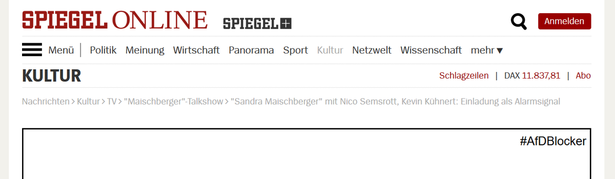 galapagosspott's tweet photo. Die Kritik zur Sendung verschwindet bei @SPIEGELONLINE übrigens hinter dem #AfDBlocker .
Smiley!
@MartinSonneborn @nicosemsrott https://t.co/CH8JMZhnuV