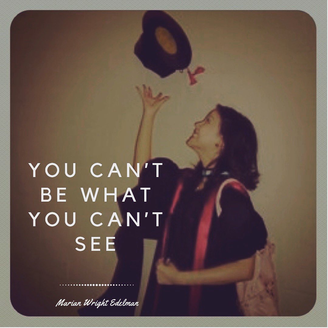 DrAnitaGoh's tweet photo. You can’t be what you can’t see.  
It’s so important for #minorities to be given/have opportunities, be visible, and #rolemodel for others - to show them that they too, can follow their dreams and hearts.  
#marianwrightedelman #representationmatters 
#representation #empowerment https://t.co/xDLzhbZB1q