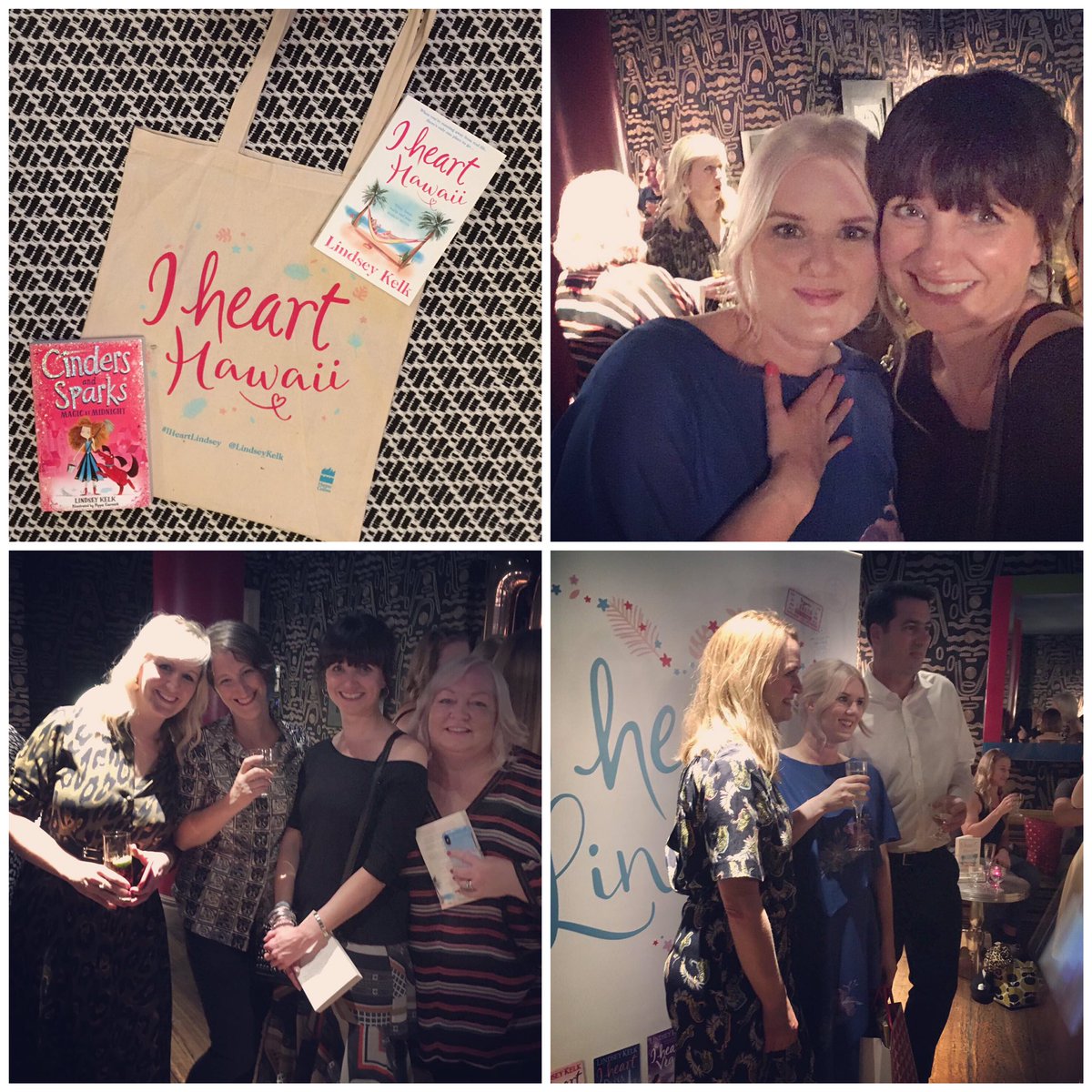 Lovely launch for @LindseyKelk #IHeartHawaii Great to see <a href="/TheRosieWalsh/">Rosie Walsh</a> <a href="/julie_cohen/">Julie Cohen</a> and meet <a href="/alexbrownbooks/">Alex Brown</a> and always good to chat to <a href="/HarperCollinsUK/">HarperCollinsUK</a> <a href="/flisssity/">Fliss Denham</a> and <a href="/miashby/">Martha Ashby (inactive)</a> #lovemyjobs