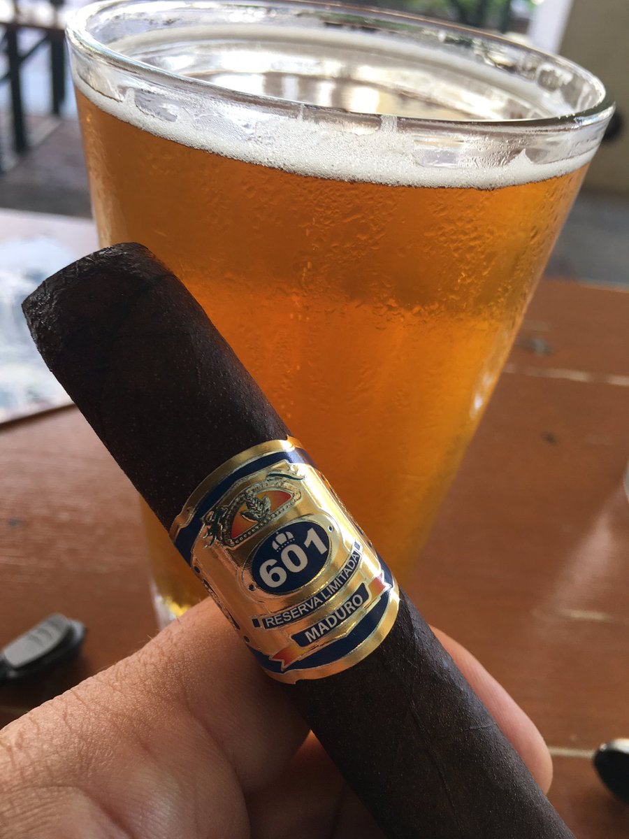 #601Day19 with a 601 Maduro <a href="/EspinosaCigars/">Espinosa Cigars</a>