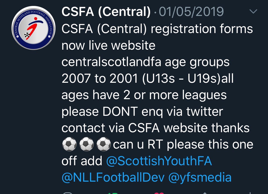 deleted (@csfdacentral) on Twitter photo Looking for RT thanks <a href="/ScottishYouthFA/">Scottish Youth FA</a> <a href="/AmmyFitbaNews/">AmmyFitbaNews - 309+ Photos</a> <a href="/CsfdaCentral/">deleted</a> <a href="/FalkirkHeraldSp/">Falkirk Herald Sport</a> <a href="/Kirky_Herald/">Kirkintilloch Herald</a> <a href="/NewsandChron/">CumbernauldNews</a> and others Looking for RT thanks <a href="/ScottishYouthFA/">Scottish Youth FA</a> <a href="/AmmyFitbaNews/">AmmyFitbaNews - 309+ Photos</a> <a href="/CsfdaCentral/">deleted</a> <a href="/FalkirkHeraldSp/">Falkirk Herald Sport</a> <a href="/Kirky_Herald/">Kirkintilloch Herald</a> <a href="/NewsandChron/">CumbernauldNews</a> and others